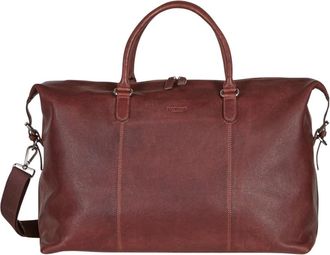 Howard London Weekendtas Jacob - Heren - Weekendtassen - Bruin - ONE Size - Leer - Tassen