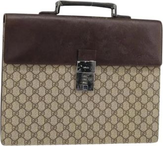 Gucci Pre-owned Vintage Handtas - Dames - Vintage Handtas - Beige - ONE Size - Vintage
