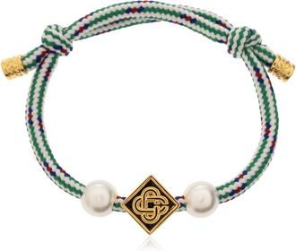 Casablanca Pearl Bracelet - unisex - Armbanden - Veelkleurig - ONE Size - Katoen - Accessoires