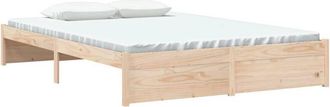 vidaXL Estructura de cama sin colchón madera maciza 140x200 cm Vidaxl