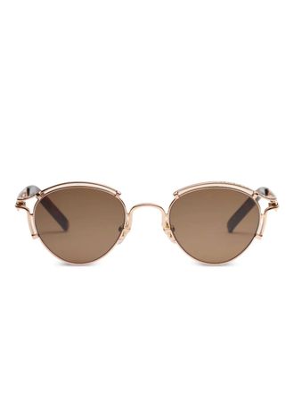 Jean Paul Gaultier pilot-frame sunglasses - Gold