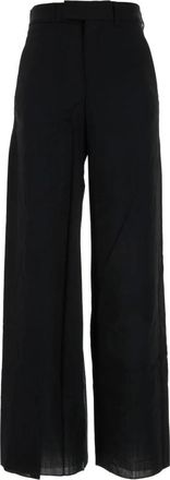 Maison Margiela Dames, Broeken, Zwart, Maat: 2XS