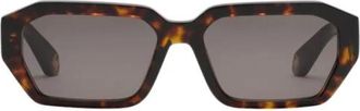 Roberto Cavalli Src 113 Zonnebril - Dames - Zonnebrillen - Bruin - ONE Size - Polyester - Accessoires