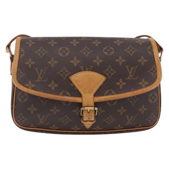 Louis Vuitton Sologne Monogram Canvas Brown Canvas Handbag (Pre-Owned)