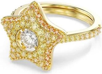 Swarovski Sublima Ring - Dames - Ringen - Geel - 55 MM - Accessoires