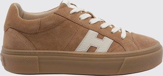 Hogan Sneakers Crosswind in pelle scamosciata con suola platform
