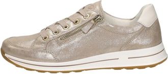 Ara Osaka 2.0 Veterschoenen Laag - Dames - Sneakers - Beige - 37 1/2 EU - Leer - Schoenen