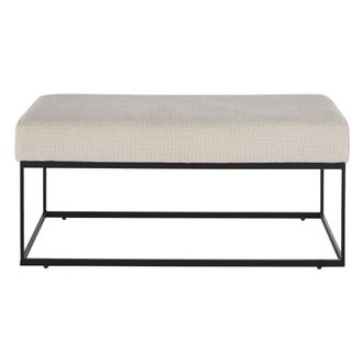 Maisons du monde Banco color crudo y negro