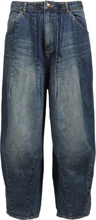 Needles Faded-effect Tapered Jeans