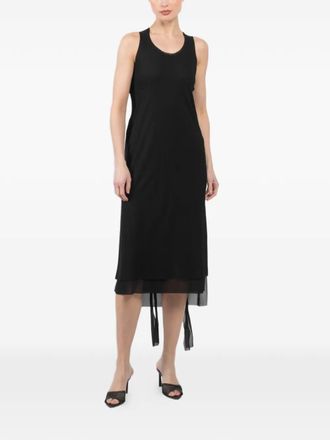 SETCHU sheer tank dress - Zwart