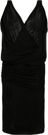 Saint Laurent Midi Kleedjes - Dames - Casual kleedjes - Zwart - S - Kleedjes