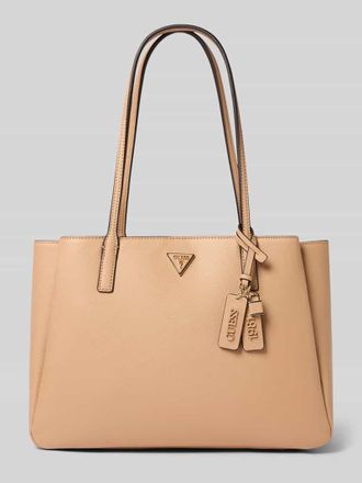 Guess Tote Bag in Leder-Optik Modell Noelle in Beige, Gr&ouml;&szlig;e 1