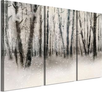 OEM Cuadro Sobre Lienzo Italiano De 90 X 60 Cm, Tr&iacute;ptico - Estilo Cl&aacute;sico - Naturaleza Cuadro Sobre Lienzo Italiano De 120 X 80 Cm, Tr&iacute;ptico - Estilo Cl&aacute;s