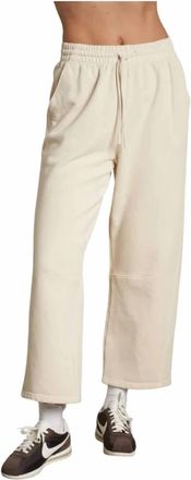 perfectwhitetee Fallon Barrel Sweatpants In Sugar