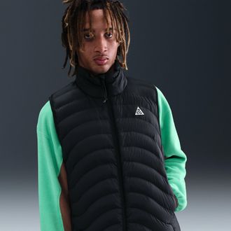 Nike Mens Nike ACG Lava Flow Therma-FIT ADV Vest in Black | HV0605-010