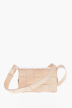Bottega Veneta Borsa a Tracolla SMALL CASSETTE in Pelle Intrecciata a Tinta taglia Un