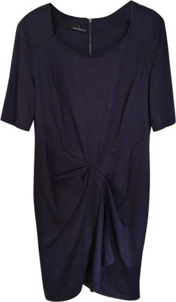 Amanda Wakeley draped blue dress Size M