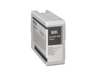Epson Cartucho De Tinta Epson Sjic36p[mk], 1 Unidad, Original, Negro (cartucho De Tinta Sjic36p Mk Para Colorworks C6500/c6000, Negro)