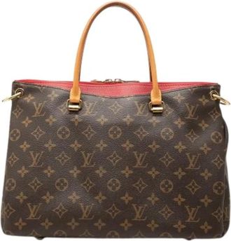 Louis Vuitton Pre-owned Pallas Satchel - Dames - Vintage Shopper - Bruin - ONE Size - Leer - Vintage