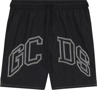 GCDS Zwemshorts met Tweekleurig Design - Heren - Strandmode - Zwart - S - Badmode