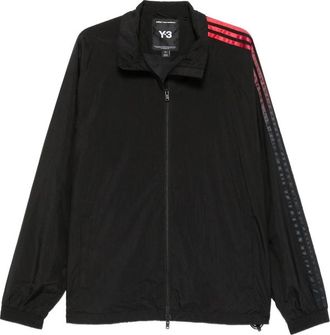 Yohji Yamamoto Stripe-detail Zip-up Sweatshirt