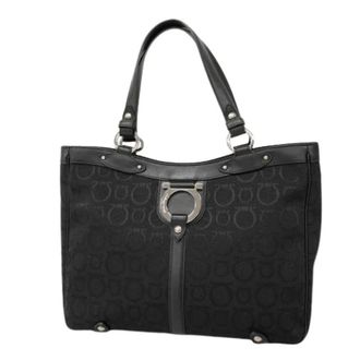 Ferragamo Pre-owned Tote Bags, female, Black, Size: ONE SIZE Pre-owned Tote Bag