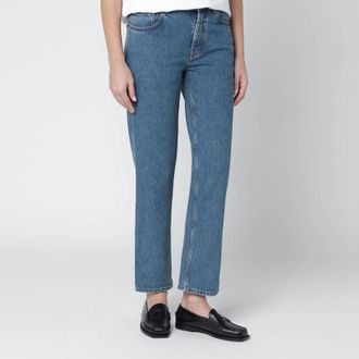 Burberry Medium-blue regular-fit jeans