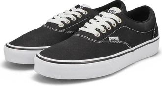 Vans Doheny VN0A3MTF187 Black White Canvas Low Top Skateboard Sneaker Shoes