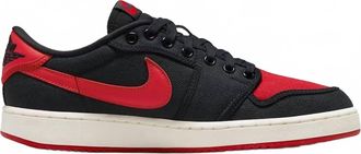 Nike Jordan Mens Ajko 1 Low Sneakers In Red-Sail