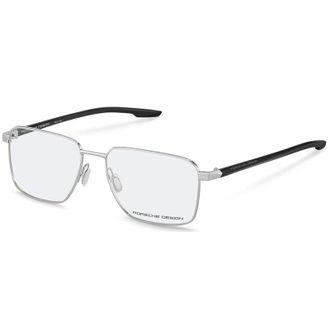 Porsche Design Mens 57 mm Gold Grey Eyeglasses