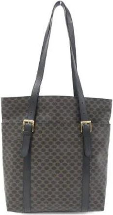 Celine Pre-owned Tote Bags, female, Brown, Size: ONE SIZE Pre-owned Canvas celine-bags