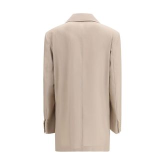 Max Mara Womens Beige Wool Blazer Clothing