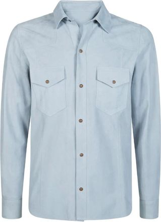 Eleventy Hombre, Camisas, Azul, Talla: L