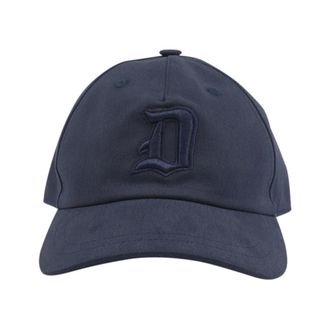 Dondup Baseballpet - Heren - Petten - Blauw - ONE Size - Katoen - Accessoires