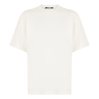 Jacquemus T-Shirts, male, Beige, Size: 2XL Cotton T-shirt