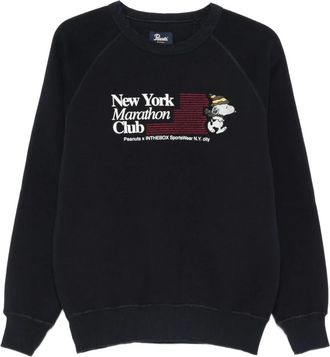 In The Box NY Marathon Snoopy Sweatshirt - Heren - Sweatshirts - Blauw - L - Hoodies & sweatvesten