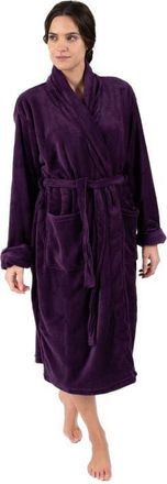Leveret Womens Fleece Robe in Purple at Nordstrom, Size X-Large