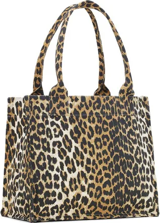 Ganni Recycled Cotton Large Tote Bag