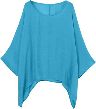 Generic 2025 Long Sleeve T Shirt Womens Blouse Loose Tunic Womens Fashionable and Casual Large Size Loose Cotton Nine Point Sleeve Top T Shirt Silk Button Dow