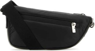 Burberry Shield Crossbody Bag - Heren - Heuptassen - Zwart - ONE Size - Leer - Tassen