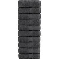 OEM Guantes De Aseo De Alta Gama Solund, Juego De 10 Unidades, Color Antracita, 30 X 30 Cm, 600 G/m2 - Crezuo