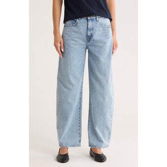 Frame Denim High Waist Barrel Jeans in Turbo at Nordstrom Rack, Size 34