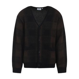 Carhartt Work in Progress Carhartt Wip, Cardigans, male, Black, Size: L Everson Cardigan