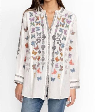 Johnny Was Talia Tunic In Natural