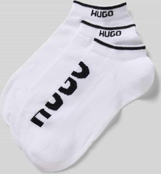 HUGO BOSS Sneaker-Socken mit Logo-Print in Weiss, Gr&ouml;&szlig;e 39-42
