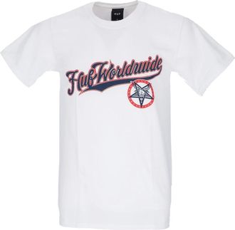 HUF Thrasher Witte Heren T-shirt - Heren - T-shirts - Wit - S - Katoen - Tops