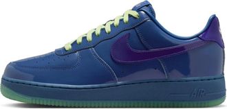 Nike Fitness, Heren, Blauw, 42 1/2 EU, Leer, Air Force 1 Low Patent Leather