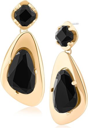 Jardin Molten Drop Earrings in Black/Gold at Nordstrom Rack
