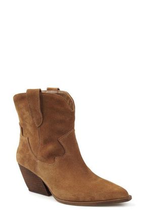 Zigi Soho Victoryy Pointed Toe Western Boot in Tan Suede at Nordstrom, Size 11