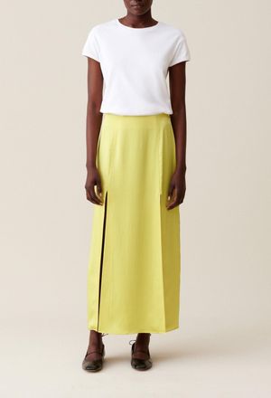 Claudie Pierlot Jupe longue fluide &agrave; pinces